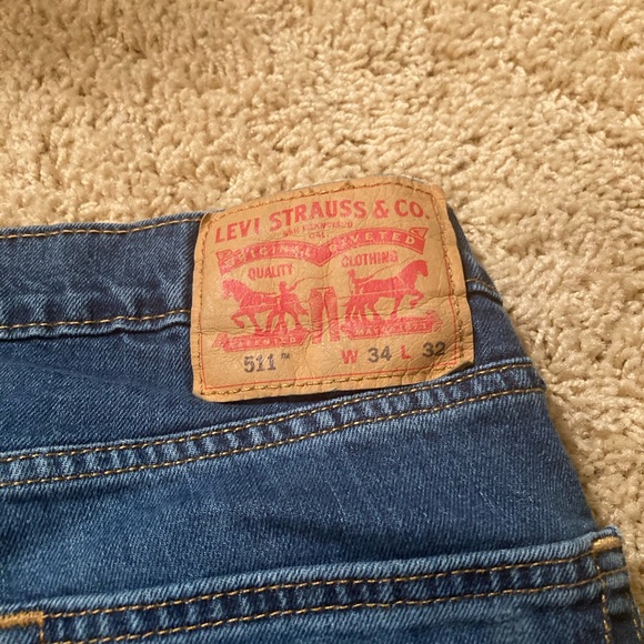 Men’s Levi’s 511 Jeans - Medium Wash - 34 W, 32 L 👖 - Picture 4 of 8